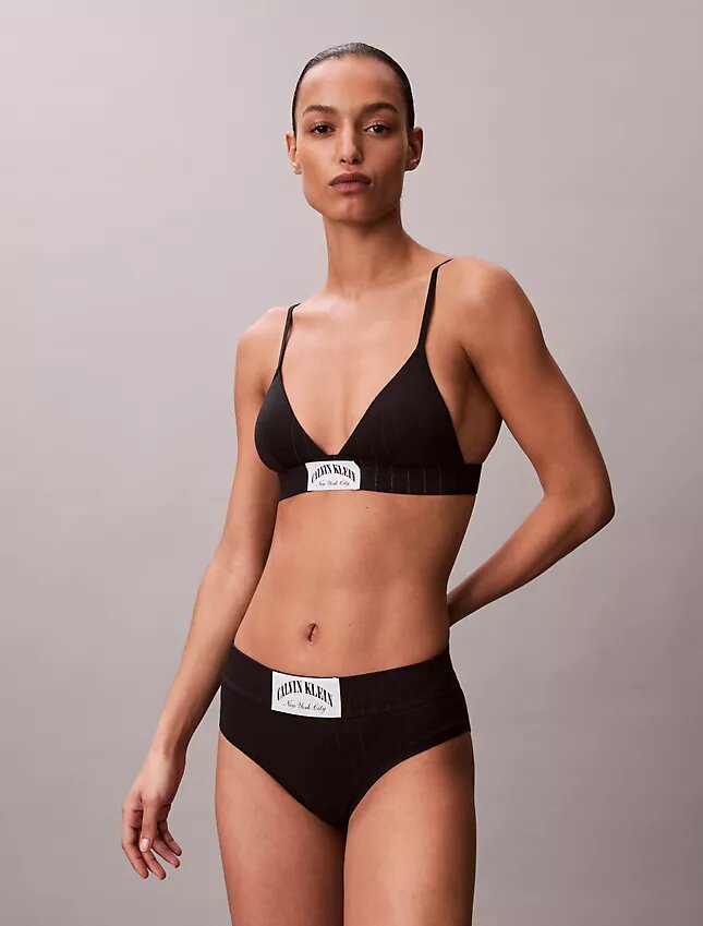 Heritage Classic Cotton Stretch lätt fodrad triangel-Bralette Heritage Classic Cotton Stretch lätt fodrad triangel-Bralette