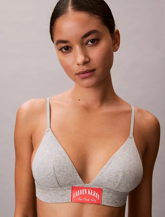 Heritage Classic Cotton Stretch lätt fodrad triangel-Bralette Heritage Classic Cotton Stretch lätt fodrad triangel-Bralette