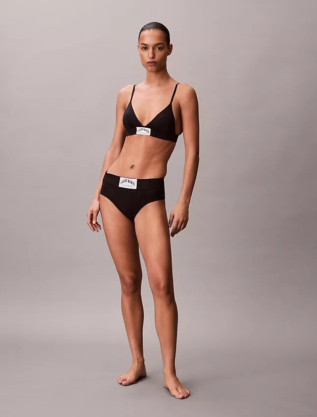 Heritage Classic Cotton Stretch lätt fodrad triangel-Bralette Heritage Classic Cotton Stretch lätt fodrad triangel-Bralette