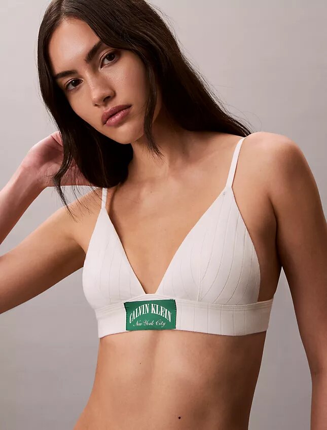 Heritage Classic Cotton Stretch lätt fodrad triangel-Bralette Heritage Classic Cotton Stretch lätt fodrad triangel-Bralette