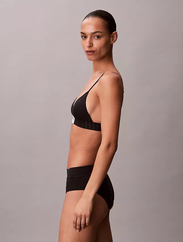 Heritage Classic Cotton Stretch lätt fodrad triangel-Bralette Heritage Classic Cotton Stretch lätt fodrad triangel-Bralette
