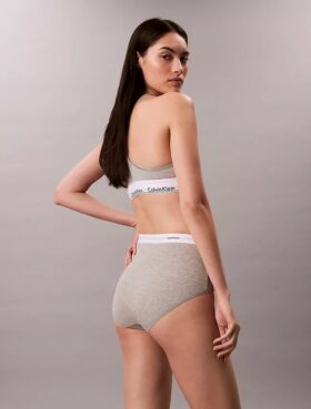 Högmidjade Cotton Stretch Rib High Rise Slips