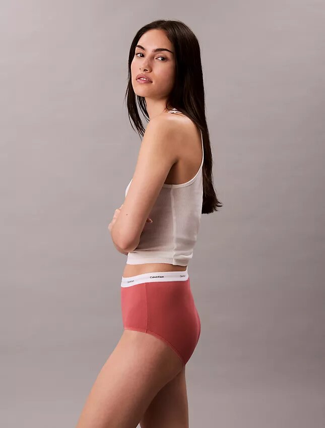Högmidjade Cotton Stretch Rib High Rise Slips Högmidjade Cotton Stretch Rib High Rise Slips