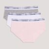 Hipster i Cotton Stretch för flickor, 3-pack