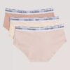 Hipster i Cotton Stretch för flickor, 3-pack