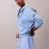 Hoodie i bomullsblandad frotté Hoodie i bomullsblandad frotté