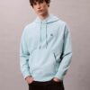Hoodie i premiumfrotté med avslappnad passform och Monogram Hoodie i premiumfrotté med avslappnad passform och Monogram