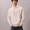 Hoodie i premiumfrotté med avslappnad passform och Monogram Hoodie i premiumfrotté med avslappnad passform och Monogram