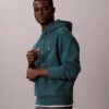 Hoodie i premiumfrotté med avslappnad passform och Monogram Hoodie i premiumfrotté med avslappnad passform och Monogram