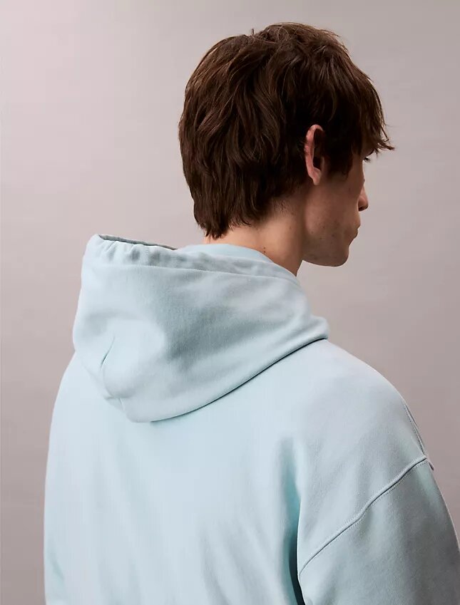 Hoodie i premiumfrotté med avslappnad passform och Monogram Hoodie i premiumfrotté med avslappnad passform och Monogram