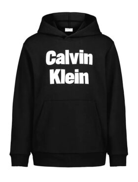 Hoodie med stort logo för pojkar