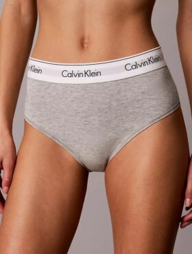 Icon bomulls- och Modal-Bikini-trosor med hög midja