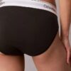 Icon bomulls- och Modal-Bikini-trosor med hög midja
