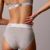 Icon bomulls- och Modal-Bikini-trosor med hög midja