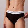 Icon bomulls- och Modal-Bikini-trosor med hög midja