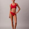 Icon bomulls- och Modal-bralette Unlined med metallic-detaljer