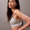 Icon bomullsModal lätt fodrad Bralette för gravida