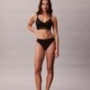 Icon Bralette i bomull och Modal med metalliskt mönster och lätt foder