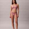 Icon Bralette i bomull och Modal med metalliskt mönster och lätt foder