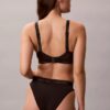 Icon Bralette i bomull och Modal med metalliskt mönster och lätt foder