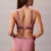 Icon Bralette i bomull och Modal med metalliskt mönster och lätt foder