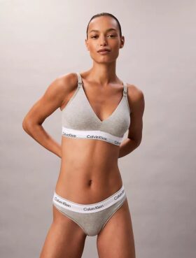 Icon Cotton Modal Maternity Lätt fodrad triangel-Bralette