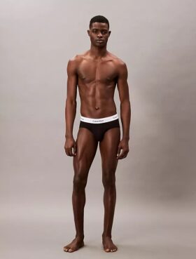 Icon Cotton Stretch 3-pack slips med låg midja
