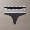 Icon Logo 3-pack Thong med låg midja