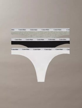 Icon Logo 3-pack Thong med låg midja