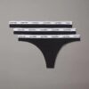 Icon Logo 3-pack Thong med låg midja
