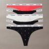 Icon Logo 5-pack blandade Thong-trosor