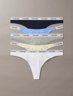 Icon Logo 5-pack blandade Thong-trosor