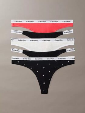Icon Logo 5-pack blandade Thong-trosor