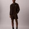 Icon Sport-logotyp i midjan Vävda shorts