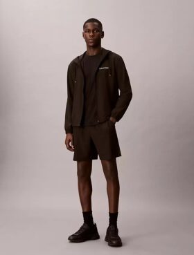 Icon Sport-logotyp i midjan Vävda shorts