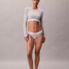 Ikonisk bomulls- och Modal-Bralette med långa ärmar och lätt foder Ikonisk bomulls- och Modal-Bralette med långa ärmar och lätt foder