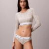 Ikonisk bomulls- och Modal-Bralette med långa ärmar och lätt foder Ikonisk bomulls- och Modal-Bralette med långa ärmar och lätt foder