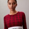 Ikonisk bomulls- och Modal-Bralette med långa ärmar och lätt foder Ikonisk bomulls- och Modal-Bralette med långa ärmar och lätt foder