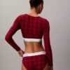 Ikonisk bomulls- och Modal-Bralette med långa ärmar och lätt foder Ikonisk bomulls- och Modal-Bralette med långa ärmar och lätt foder