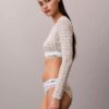 Ikonisk bomulls- och Modal-Bralette med långa ärmar och lätt foder Ikonisk bomulls- och Modal-Bralette med långa ärmar och lätt foder