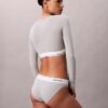 Ikonisk bomulls- och Modal-Bralette med långa ärmar och lätt foder Ikonisk bomulls- och Modal-Bralette med långa ärmar och lätt foder