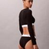 Ikonisk bomulls- och Modal-Bralette med långa ärmar och lätt foder Ikonisk bomulls- och Modal-Bralette med långa ärmar och lätt foder