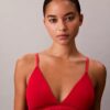 Ikonisk bomulls- och Modal-Bralette med metalliskt mönster och lätt foder Ikonisk bomulls- och Modal-Bralette med metalliskt mönster och lätt foder