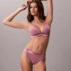 Ikonisk bomulls- och Modal-Bralette med metalliskt mönster och lätt foder Ikonisk bomulls- och Modal-Bralette med metalliskt mönster och lätt foder
