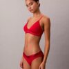 Ikonisk bomulls- och Modal-Bralette med metalliskt mönster och lätt foder Ikonisk bomulls- och Modal-Bralette med metalliskt mönster och lätt foder