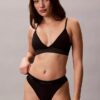 Ikonisk bomulls- och Modal-Bralette med metalliskt mönster och lätt foder Ikonisk bomulls- och Modal-Bralette med metalliskt mönster och lätt foder