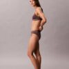 Ikonisk bomulls- och Modal-Bralette med metalliskt mönster och lätt foder Ikonisk bomulls- och Modal-Bralette med metalliskt mönster och lätt foder