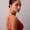 Ikonisk bomulls- och Modal-Bralette med metalliskt mönster och lätt foder Ikonisk bomulls- och Modal-Bralette med metalliskt mönster och lätt foder