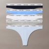 Ikonisk logotyp, 5-pack Thong-trosor Ikonisk logotyp, 5-pack Thong-trosor