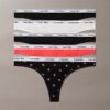 Ikonisk logotyp, 5-pack Thong-trosor Ikonisk logotyp, 5-pack Thong-trosor